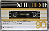 Compact Cassette Audio Magnetics XHE HD II 90 Type II Chrome 1982 Canada