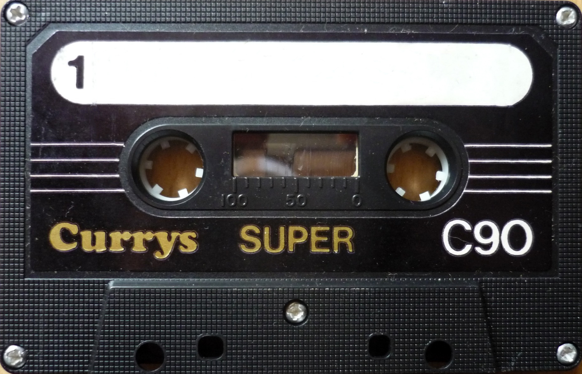 Compact Cassette Currys Super 90 Type I Normal 1978 UK
