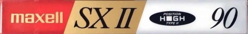 Compact Cassette Maxell SX 90 "SX II" Type II Chrome 1991 Europe