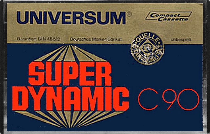 Compact Cassette Universum Super Dynamic 90 Type I Normal 1977 Europe