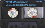 Compact Cassette Sony HF-ES 90 "HF-ES 90N" Type I Normal 1986 Europe