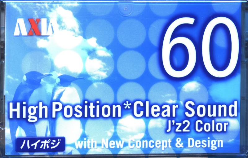 Compact Cassette AXIA J`z 2 Color 60 "JZ2K 60" Type II Chrome 2003 Japan