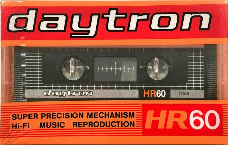 Compact Cassette Daytron HR 60 Type I Normal 1984 South Korea