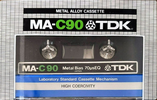 Compact Cassette TDK MA 90 Type IV Metal 1979 Europe, USA