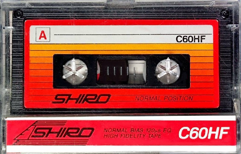 Compact Cassette Shiro 60 "HF" Type I Normal South Korea