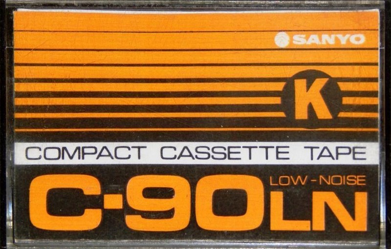 Compact Cassette Sanyo LN 90 "LN K" Type I Normal 1976 Japan
