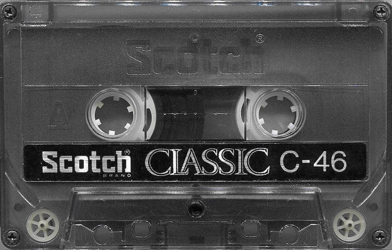 Compact Cassette Scotch Classic 46 Type III Ferro Chrome 1975 Japan