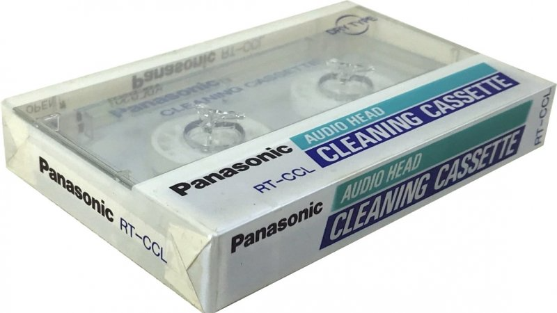 Compact Cassette Panasonic "RT-CCL" Cleaning Cassette 1989 Japan
