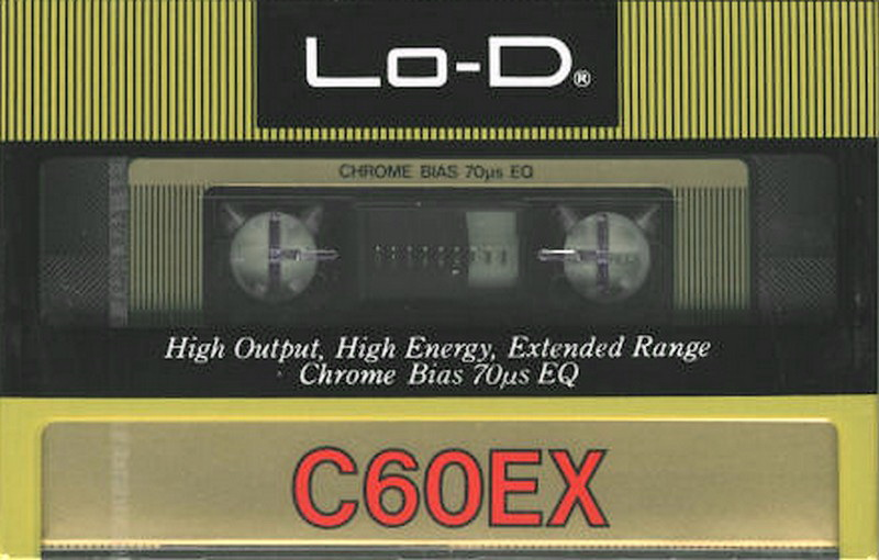 Compact Cassette Lo-D EX 60 Type II Chrome 1981 Japan