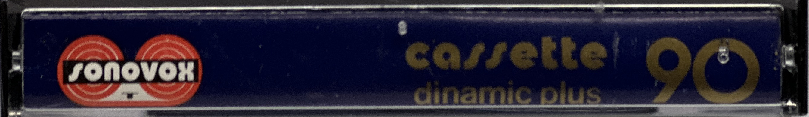 Compact Cassette Sonovox Dinamic Plus 90 Type I Normal 1980 Portugal