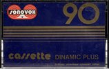 Compact Cassette Sonovox Dinamic Plus 90 Type I Normal 1980 Portugal