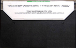 Compact Cassette Teac EDR 90 Type I Normal 1975 Australia