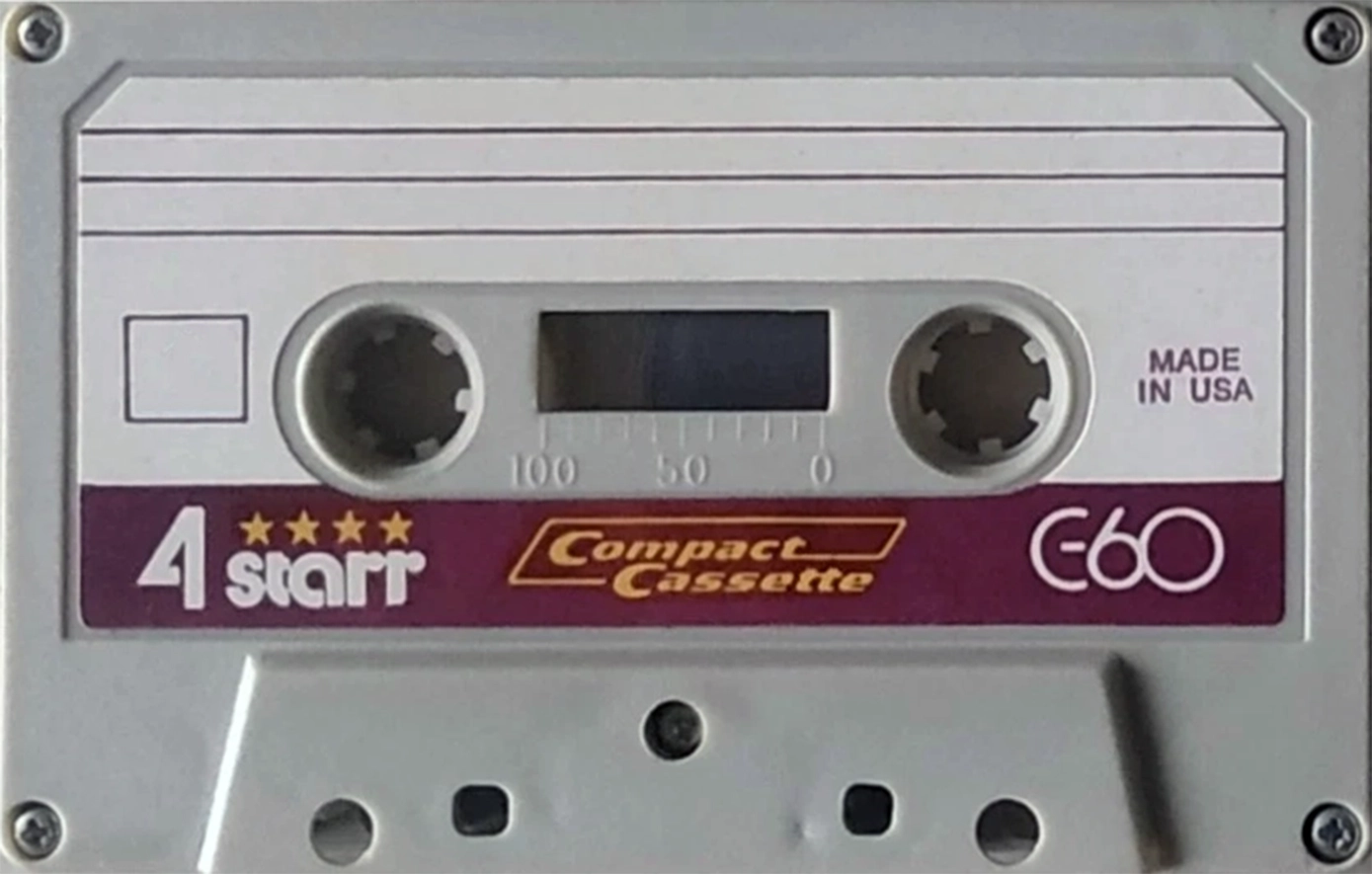 Compact Cassette 4 starr 60 Type I Normal USA