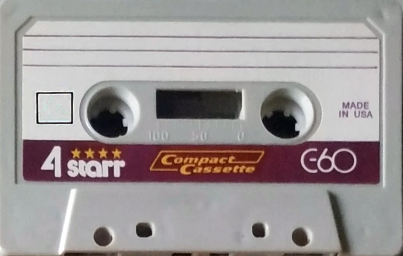 Compact Cassette 4 starr 60 Type I Normal USA