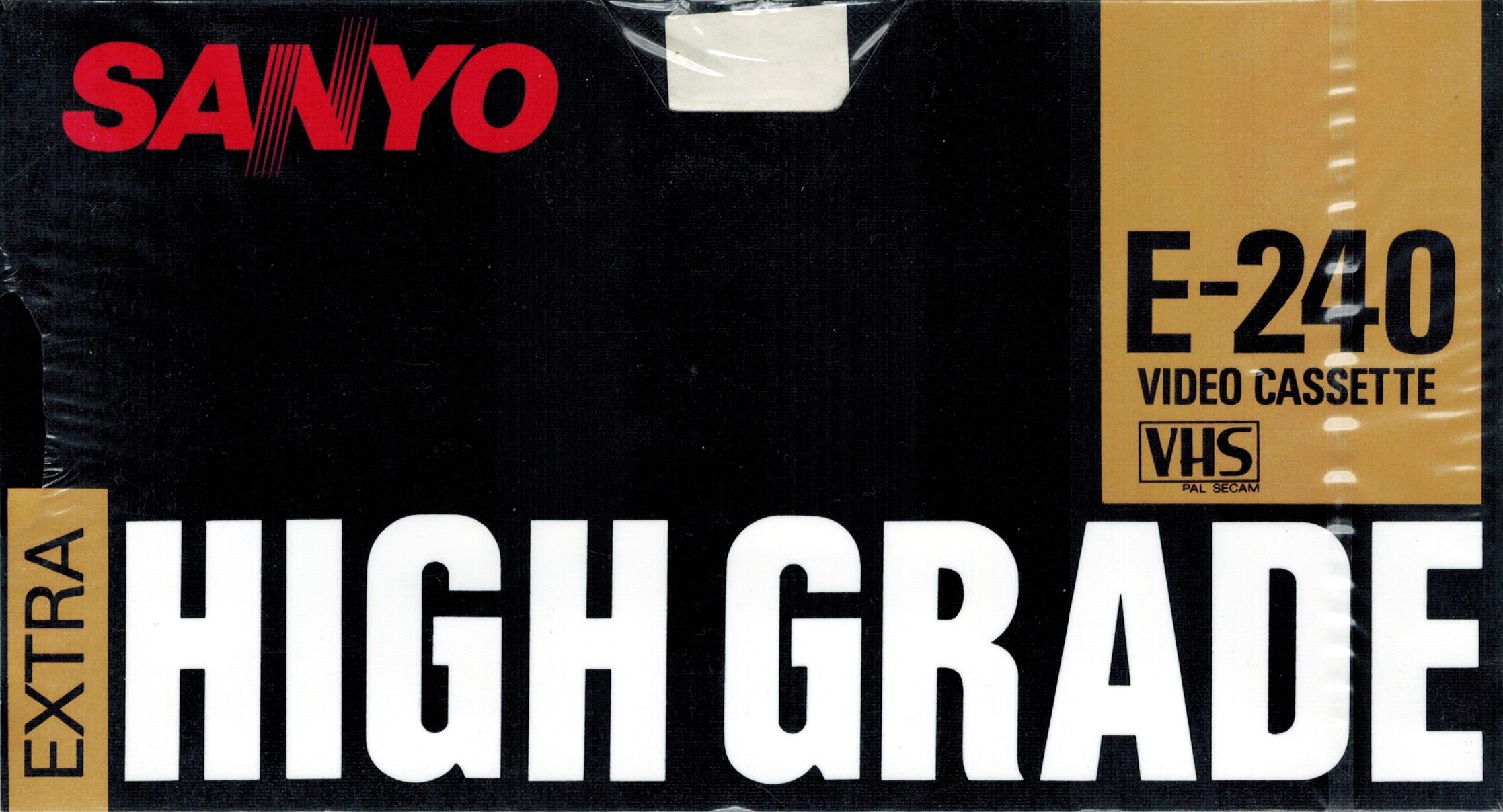 VHS, Video Home System Sanyo HG 240 "Extra" Type I Normal 1988 Europe