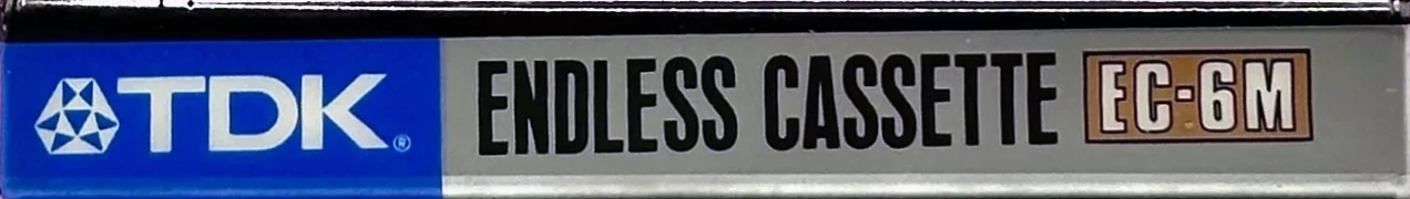 Compact Cassette TDK EC Endless 6 "EC-6MA" Endless Cassette 1993 Japan