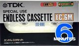 Compact Cassette TDK EC Endless 6 "EC-6MA" Endless Cassette 1993 Japan