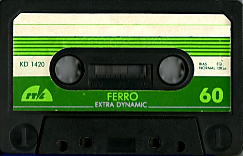 Compact Cassette RTV 60 Type I Normal Yugoslavia