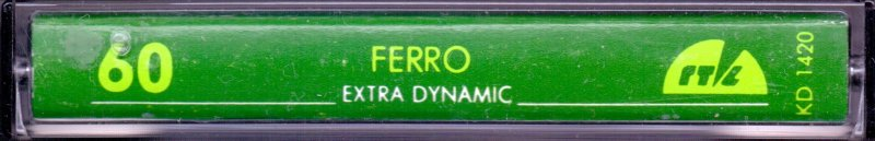 Compact Cassette RTV 60 Type I Normal Yugoslavia