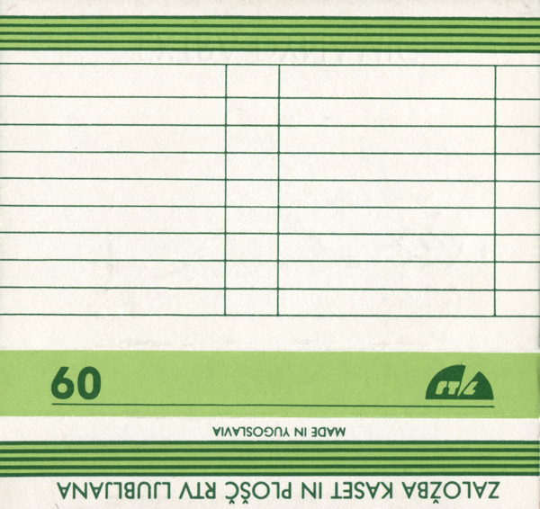 Compact Cassette RTV 60 Type I Normal Yugoslavia