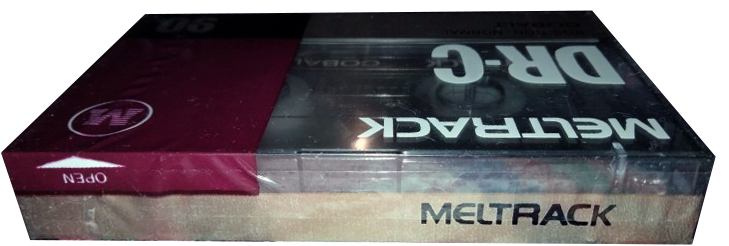 Compact Cassette Meltrack DR-C 90 "Cobalt" Type I Normal 1992 India