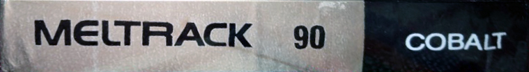 Compact Cassette Meltrack DR-C 90 "Cobalt" Type I Normal 1992 India