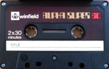 Compact Cassette Winfield Alpha Super 60 Type I Normal 1978 UK