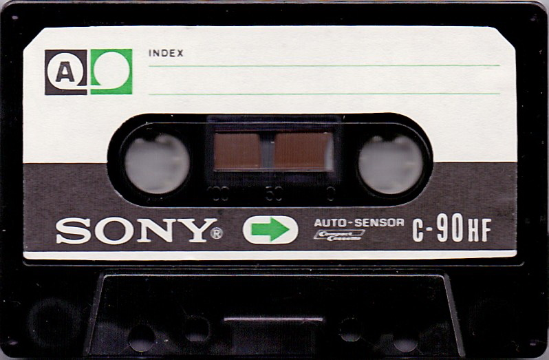 Compact Cassette Sony HF 90 Type I Normal 1972 North America