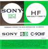 Compact Cassette Sony HF 90 Type I Normal 1972 North America