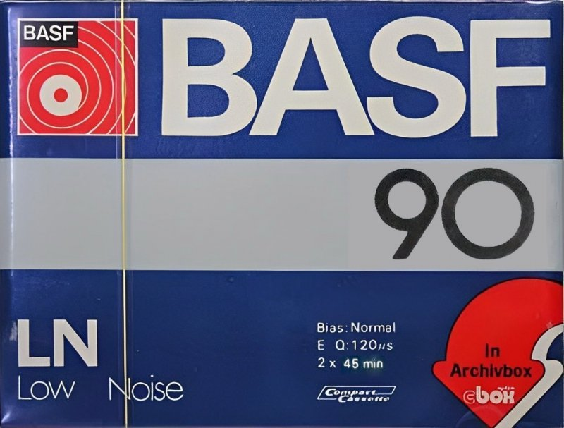 Compact Cassette BASF LN 90 Type I Normal 1981 Japan