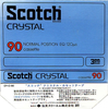 Compact Cassette Scotch Crystal 90 Type I Normal 1977 Japan