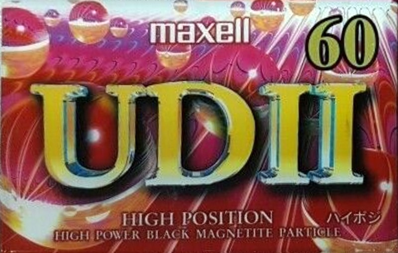 Compact Cassette Maxell UDII / UD2 60 "UD2-60J" Type II Chrome 1995 Japan