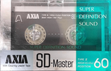 Compact Cassette AXIA Master 60 "SD" Type II Chrome 1985 Japan