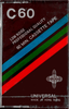 Compact Cassette Universal 60 Type I Normal Hong Kong