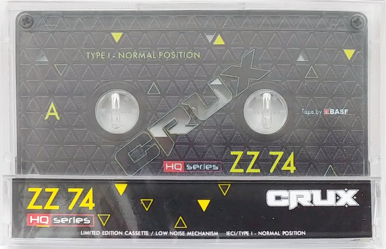 Compact Cassette CRUX ZZ 74 "HQ series" Type I Normal 2022 Worldwide