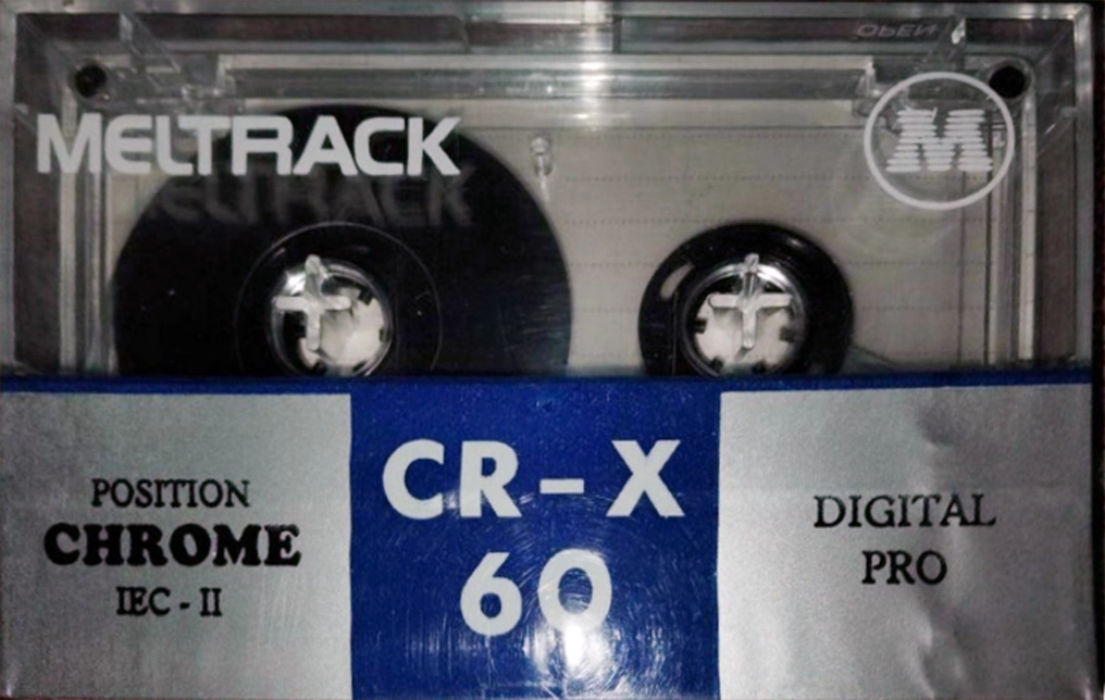Compact Cassette Meltrack CR-X 60 Type II Chrome 1992 India