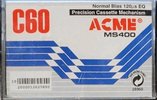 Compact Cassette Acme MS 400 60 Type I Normal Germany