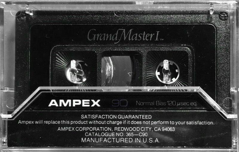 Compact Cassette Ampex Grand Master 90 Type I Normal 1980 USA