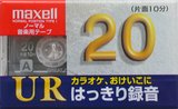 Compact Cassette Maxell UR 20 Type I Normal 2002 Japan