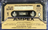 Compact Cassette Ampex Plus Series 45 Type I Normal 1978 Mexico