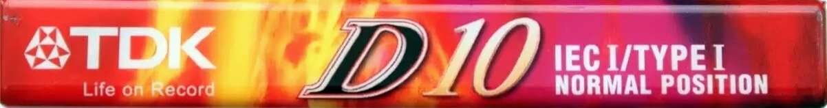 Compact Cassette TDK D 10 "D-10" Type I Normal 2001 Europe