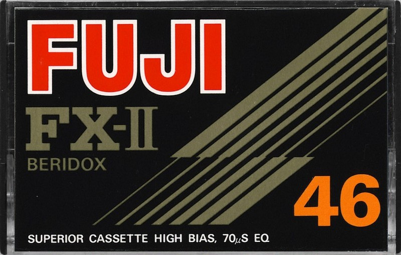 Compact Cassette Fuji FX-II 46 Type II Chrome 1977 Europe, North America