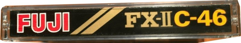 Compact Cassette Fuji FX-II 46 Type II Chrome 1977 Europe, North America