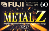 Compact Cassette Fuji Metal Z 60 Type IV Metal 1995 North America