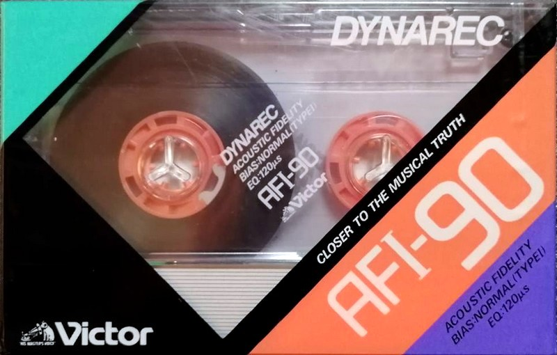 Compact Cassette Victor Dynarec AFI 90 Type I Normal 1987 Japan