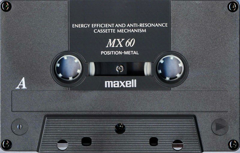 Compact Cassette Maxell MX 60 Type IV Metal 1994 Europe