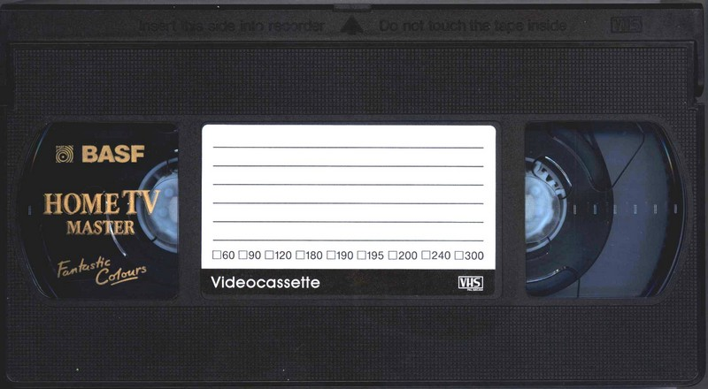 VHS, Video Home System BASF Home TV Master 240 Type II Chrome 1998 Europe