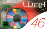 2 pack TDK CDing 1 46 "CD1-46X2A" Type I Normal 1993 Japan