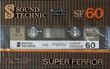 Compact Cassette Sound Technic 60 Type I Normal Worldwide