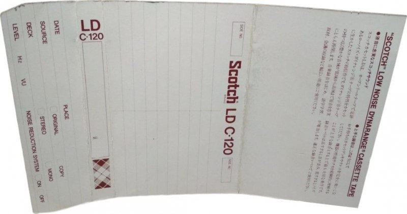 Compact Cassette Scotch LD 120 Type I Normal 1976 Japan